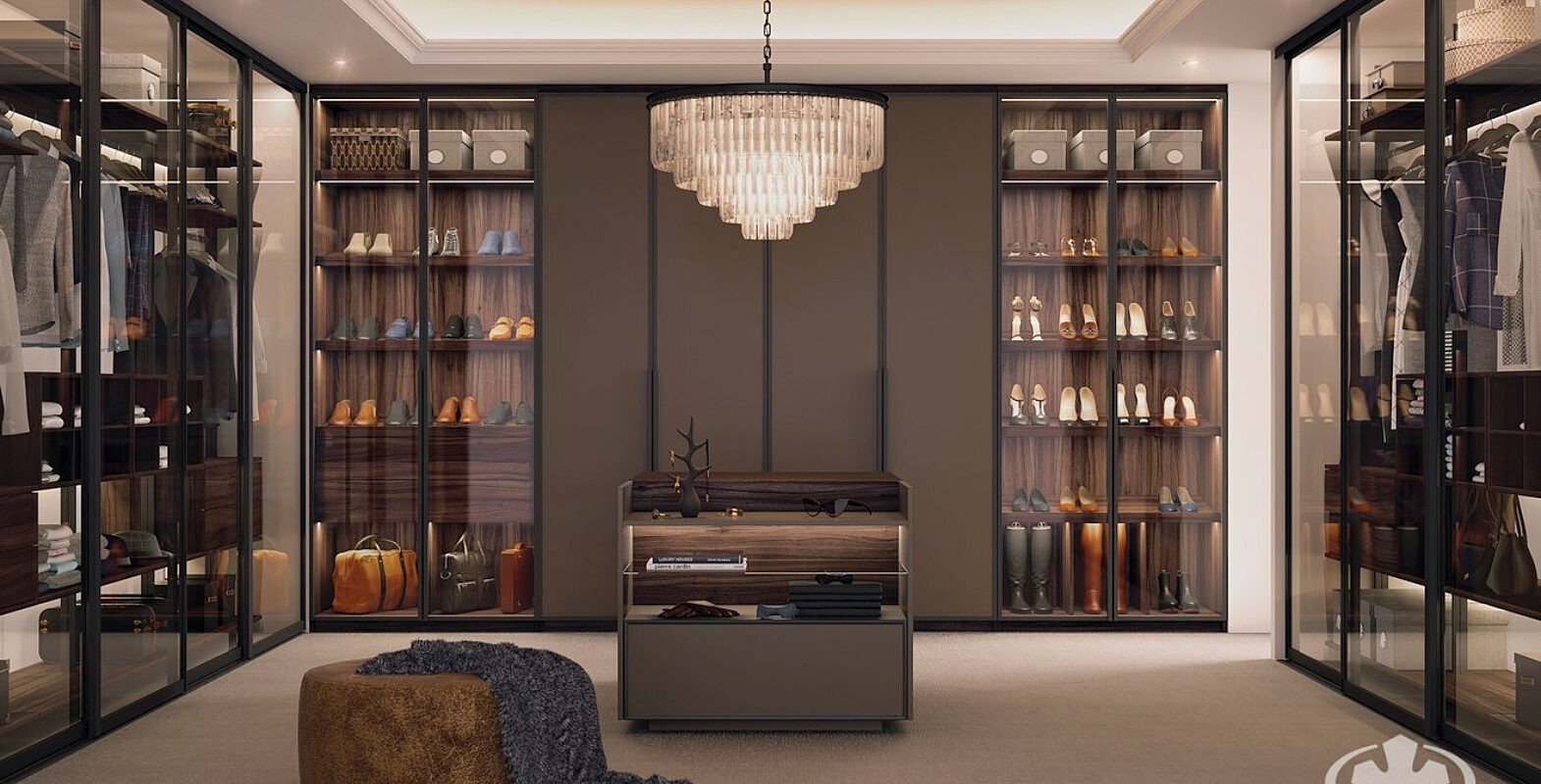 Garderoba ujecie nawprost