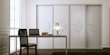 Szafa w stylu glamour z motywem 3d 1