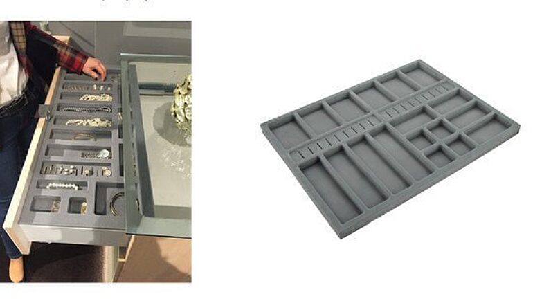 Flokowany organizer do szafy 1