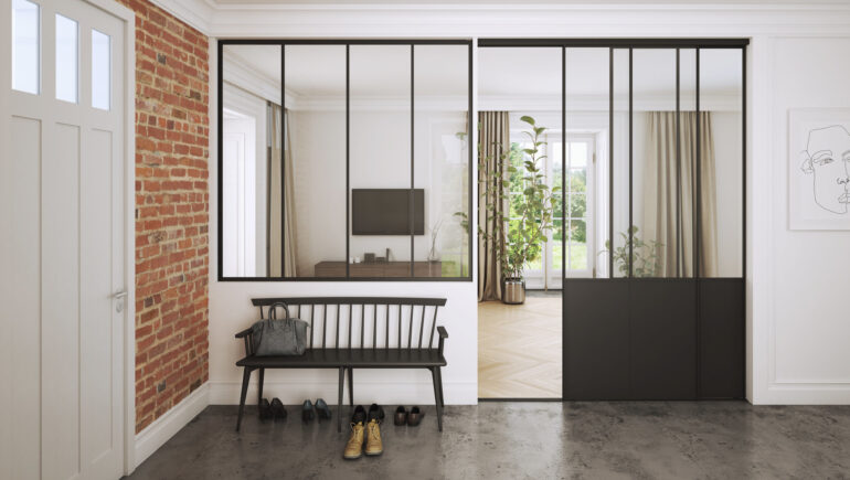 Przeszklenia lumi z drzwiami przesuwnym 4