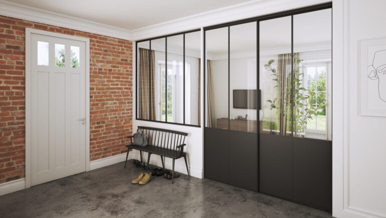 Przeszklenia lumi z drzwiami przesuwnym 5