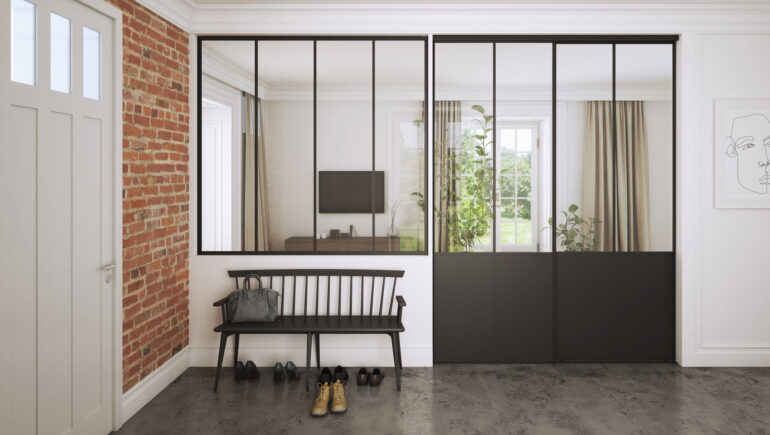 Przeszklenia lumi z drzwiami przesuwnym 6