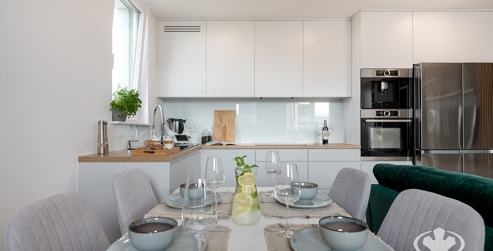 Kuchnia z jadalnia realizacja komandor com