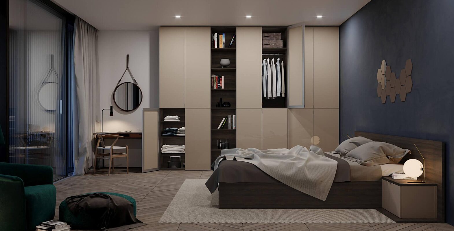 Aranzacja sypialnia 11