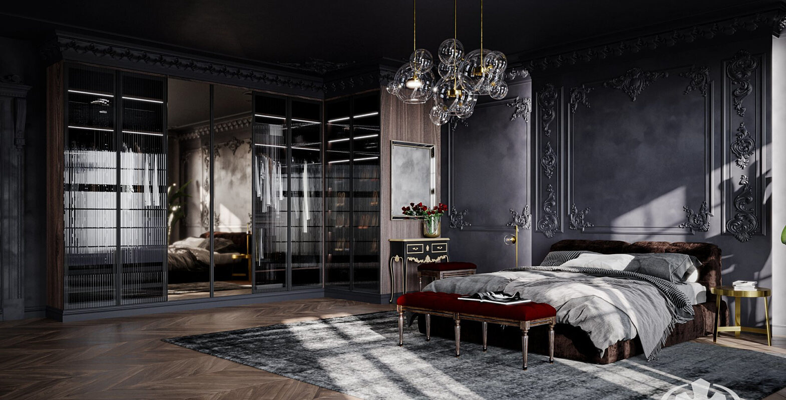 Sypialnia glamour u1