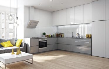 Jasna kuchnia L otwarta na salon