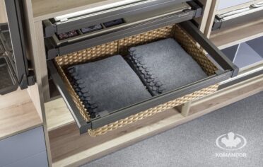 Akcesoria mokka szuflada wiklinowa Komandor 1