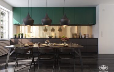 Kuchnia szmaragd szklo colorimo 2