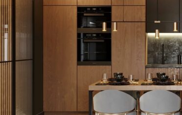 Loftowa kuchnia nawprost