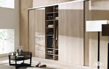 Styl skandynawski szafa naturalne fronty