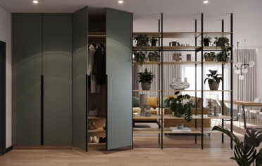 Szafa i regal orto przedpokoj