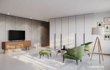 Szafa uchylna zamknieta salon smart