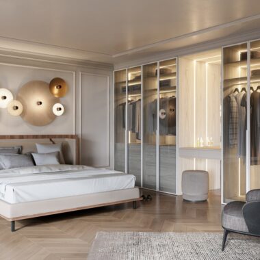 Sypialnia styl modern
