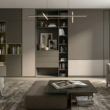 Szafa przesuwna salon komandor 2 szafir