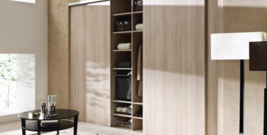 Styl skandynawski szafa naturalne fronty