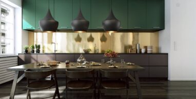 Szmaragd kawa kuchnia duża