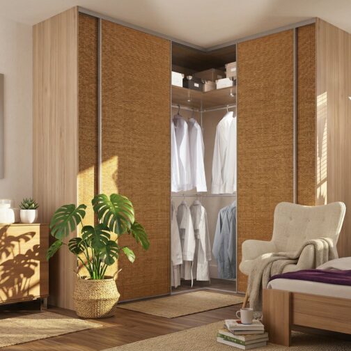 Sypiania szafa rattan