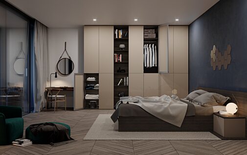 Komandor Szafa opal Otwarta 2x