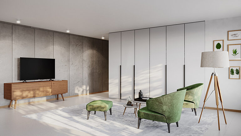 Szafa uchylna zamknieta salon komandor smart1