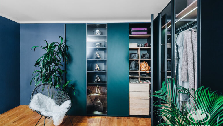 Realizacja zielona szafa narozna magda 3