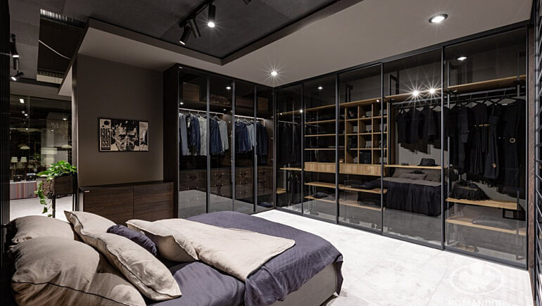 Sypialnia z lozkiem showroom012