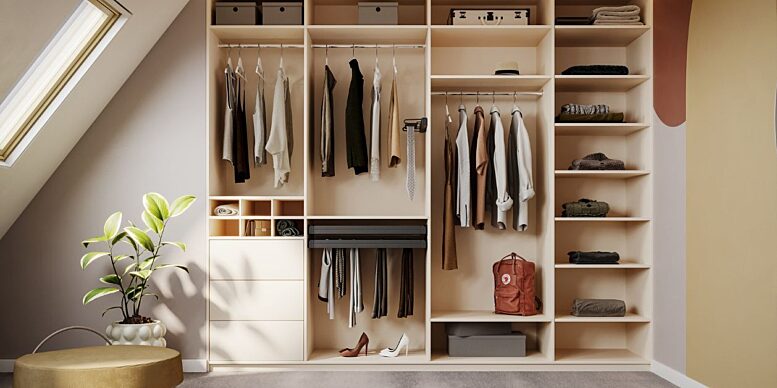 Garderoba plyta poddasze smart