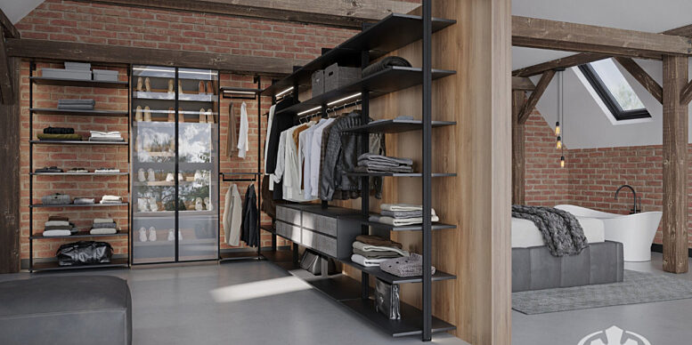 Garderoba pod skosem 4