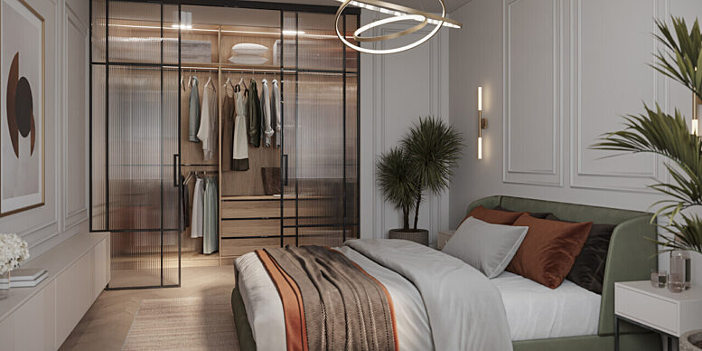 Sypialnia z garderoba lumi