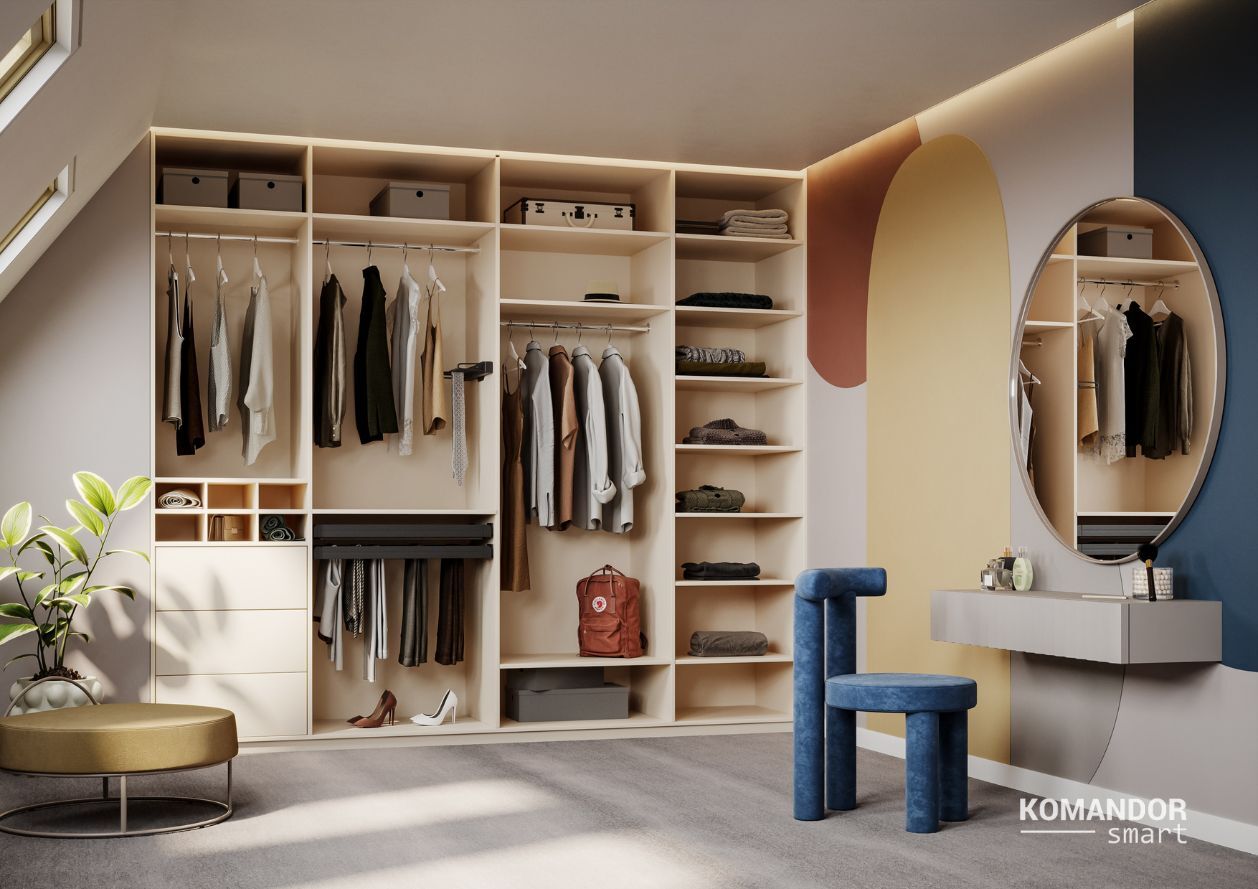 garderoba styl vintage