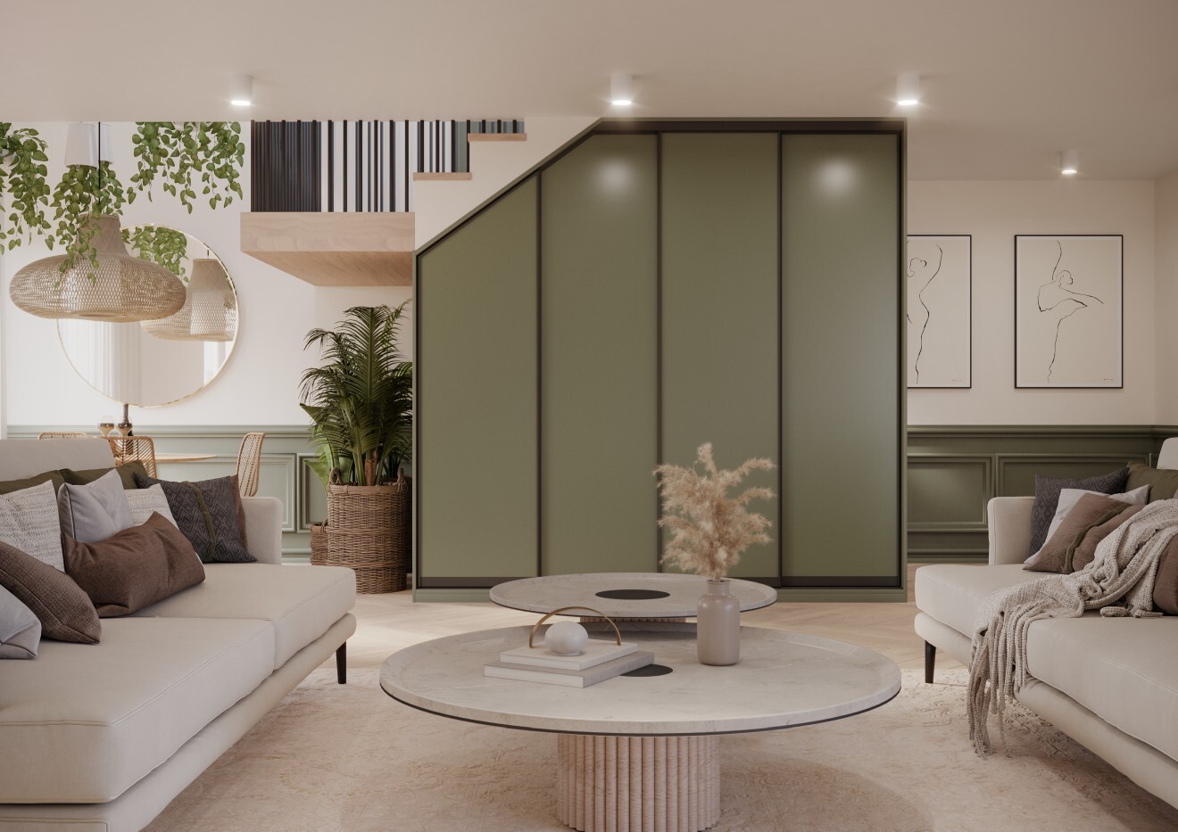 Min SKOSNA PRZESUWNA POD SCHODAMI 1