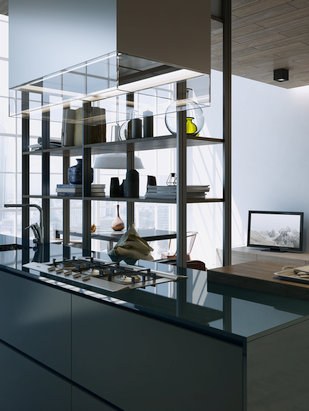 Oddzielenie salonu od kuchni miniaturka