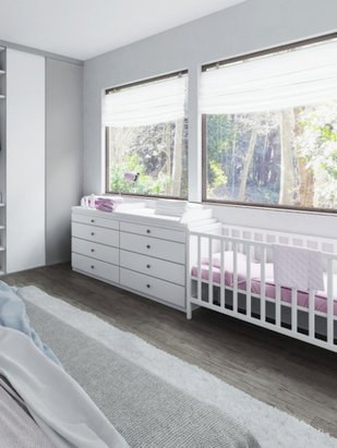 Sypialnia z lozeczkiem miniaturka