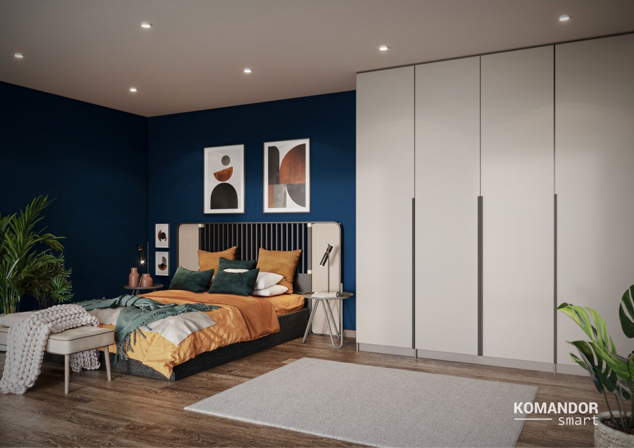 styl vintage sypialnia