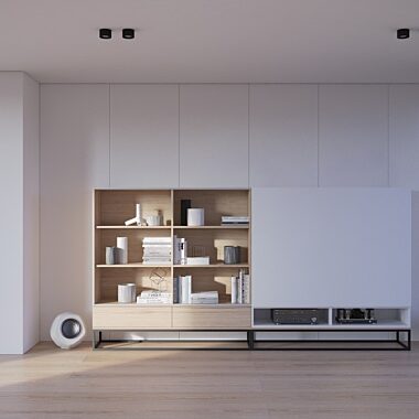 Mebel rtv linia one komandor wizualizacja